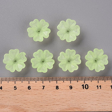 Transparent Frosted Acrylic Bead Caps(MACR-S371-04A-728)-4