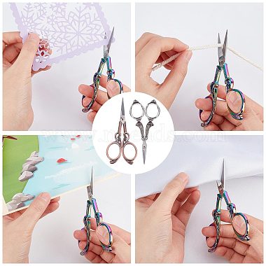 2R13 Staainless Steel Embroidery Scissors(TOOL-WH0139-35)-6