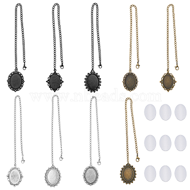Oval Alloy Pendant Decorations