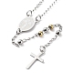 202 Stainless Steel Rosary Bead Necklaces(NJEW-D060-01E-GP)-3