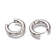 201 Stainless Steel Huggie Hoop Earrings(EJEW-O095-05-26)-2