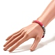 Bracelet extensible en perles heishi en argile polymère fait à la main(BJEW-JB07605)-3