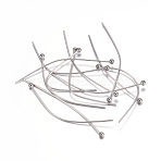 Non-Tarnish 304 Stainless Steel Ball Head Pins, Stainless Steel Color, 40x0.6mm, 22 Gauge, Head: 1.8mm(S-STAS-O105-04-0.6x40)
