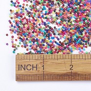 13/0 Grade A Baking Paint Glass Seed Beads, Round, Mixed Color, 2~2.3x1.5mm, Hole: 0.7~1mm, about 5380pcs/50g(X-SEED-N001-AM)