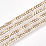 Brass Curb Chains, Soldered, Golden, 2.5x2x0.8mm(X-CHC-S006-02B)