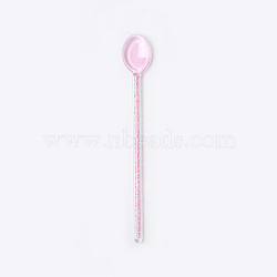 Glass Spoon, Mixing Spoon, Pink, 151x21mm(PW23041885224)