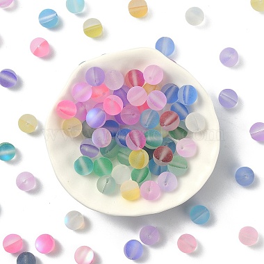 Mixed Color Round Glass Beads