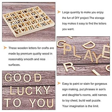Unfinished Wood Alphabet & Mark Puzzles(WOOD-WH0314-112)-2