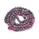 Natural Red Corundum/Ruby and Sapphire Beads Strands(G-R460-4mm-013)-2