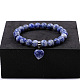 Natural Blue Spot Jasper Stretch Bracelets(ZS4670-1)-1