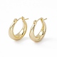 Brass Thick Hoop Earrings for Women(X-EJEW-I270-02G)-1