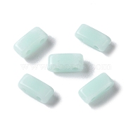 Opaque Acrylic Slide Charms, Rectangle, Pale Turquoise, 2.3x5.2x2mm, Hole: 0.8mm(OACR-Z010-02L)