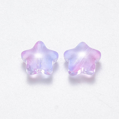 Perles en verre transparentes(GLAA-R211-04-A01)-2