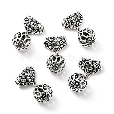 Round Alloy Dangle Charms