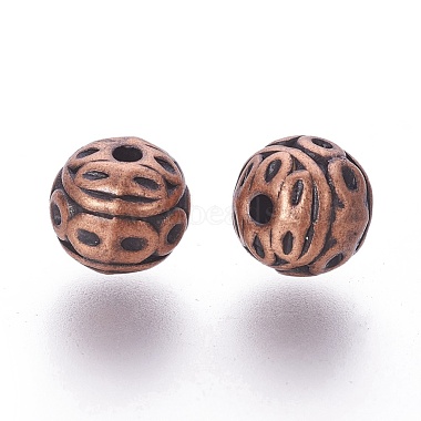 Tibetan Style Zinc Alloy Beads(PALLOY-L230-01R-RS)-2
