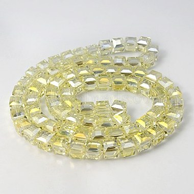 Galvanisierte Glasperlen(EGLA-E006-3S)-2