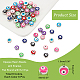 54Pcs 9 Colors Opaque Resin Beads(RESI-NB0001-88)-2