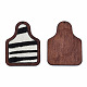 Eco-Friendly Cowhide Leather Big Pendants(FIND-N049-19)-1