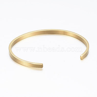 Bracelet manchette d'inspiration en 304 acier inoxydable(BJEW-K173-15G)-3