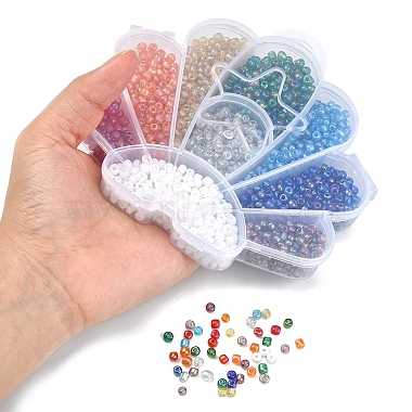 1730Pcs 9 Style 6/0 Round Glass Seed Beads(SEED-YW0002-04)-5