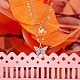 Alloy Butterfly Pendant Necklaces for Women(JN1064A)-5