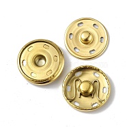 Ion Plating(IP) 202 Stainless Steel Snap Buttons, Garment Buttons, Sewing Accessories, Golden, 23x6mm(BUTT-I017-01E-G)