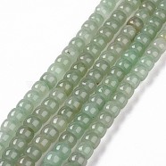 Natural Green Aventurine Beads Strands, Column, 6x8mm, Hole: 1.2mm, about 60pcs/strand, 14.76 inch(37.5cm)(G-G990-C02)