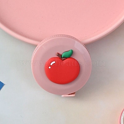 Plastic Tape Measure, Soft Retractable Sewing Tape Measure, for Body, Sewing, Apple, 52mm(PW-WG99676-08)