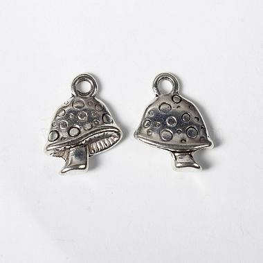 Antique Silver Mushroom Alloy Charms