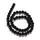 Synthetic Black Stone Beads Strands(G-G088-4mm)-3