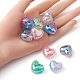 10pcs 5 couleurs perles acryliques craquelées transparentes(MACR-YW0002-64)-3