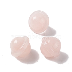 Natural Rose Quartz Beads, No Hole, Saturn Shape, 19x20mm(G-E579-05E)