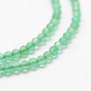 Natural Green Agate Beads Strands(G-K185-19)-3