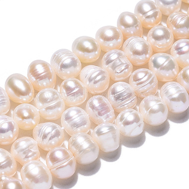 Grade AB Natural Cultured Freshwater Pearl Beads Strands(PEAR-N013-05G)-4