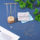925 Sterling Silver Heart Link Chains(STER-TA0001-35)-5