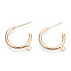 Brass Stud Earring Findings(X-KK-S345-030G)-2