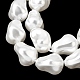 Electroplated Glass Shell Pearl Beads Strands(BSHE-B009-B01-10x15mm)-3
