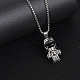 Stainless Steel Astronaut Pendant Necklace(XH3172-4)-1