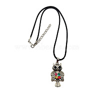 Owl Pendant Necklaces for Men and Women(VY7534)
