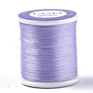 Nylon 66 Coated Beading Threads for Seed Beads, Lilac, 0.1mm, about 54.68 yards(50m)/roll(NWIR-R047-018)