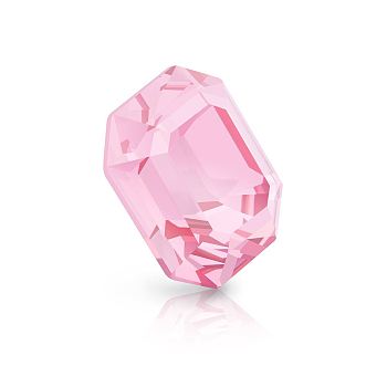 Preciosa&reg MAXIMA Crystal Fancy Stones, Czech Crystal, 435 34 222 Octagon, Dura Foiling, 70020 Light Rose, 8x6mm