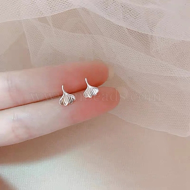 Leaf Alloy Stud Earrings