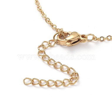 304 Stainless Steel Chain Necklaces(NJEW-G335-21G)-4