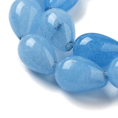 Natural Aquamarine Dyed Beads Strands(G-B106-A10-02)-4