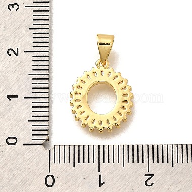 Rack Plating Brass Micro Pave Cubic Zirconia Pendants(KK-L226-100G-O)-3