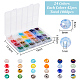 1008Pcs 24 Colors Electroplate Glass Beads Strands(EGLA-HY0001-06)-2