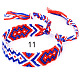 Cotton Braided Rhombus Pattern Cord Bracelet(FIND-PW0013-003A-11)-1