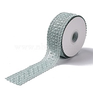 10 Yards Polyester Lace Trim Ribbon, for DIY Jewelry Making, Medium Aquamarine, 1-1/2 inch(38.5~39.5mm)(OCOR-C004-06J)