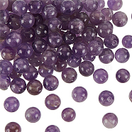 Natural Amethyst Beads Strands, Round, 6mm, Hole: 1mm(G-OC0001-63-6mm)