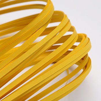 Quilling Paper Strips, Goldenrod, 390x3mm, about 120strips/bag